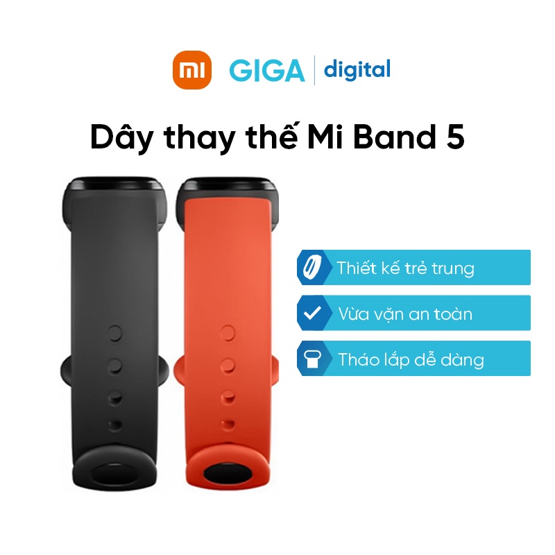 Set 3 dây đeo cho đồng hồ thông minh Xiaomi Mi Smart Band 5