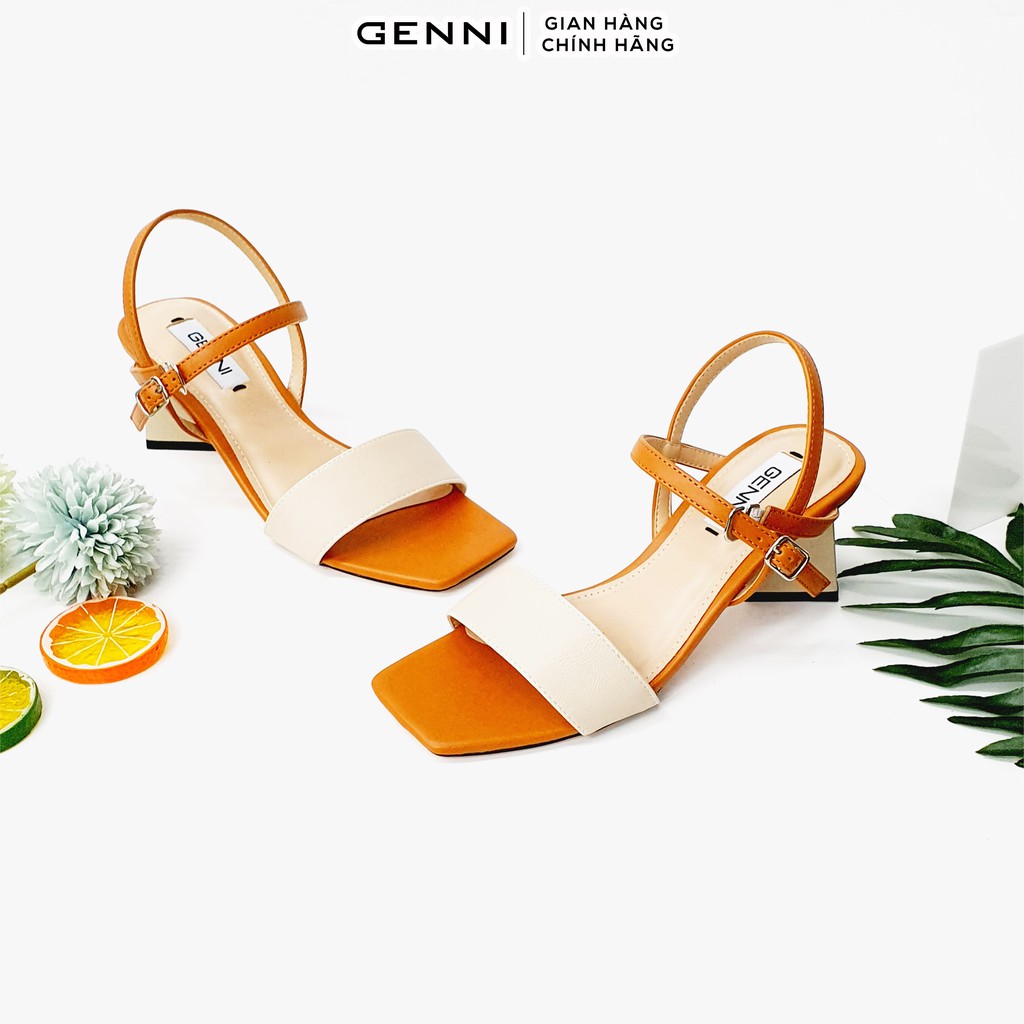 Sandal da lỳ đế hình thoi GE606 - Genni