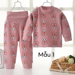 Bộ cotton cạp cao cho bé