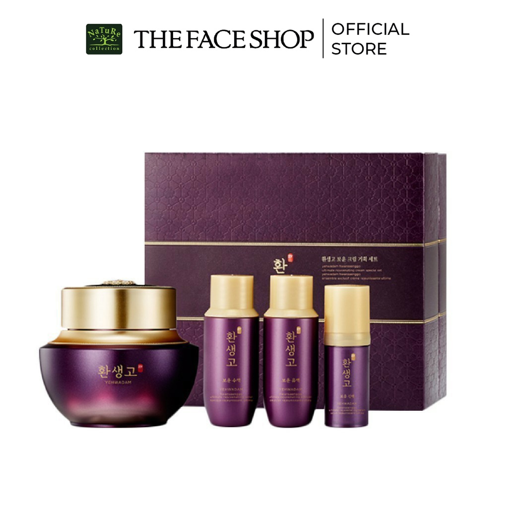 Bộ Kem Dưỡng TheFaceShop Yehwadam Hwansengo UltimatReju Cream Special Set (4pcs)