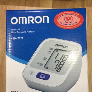 Máy Đo Huyết Áp Điện Tử Bắp Tay Omron Hem-7121 Tặng kèm Adapter