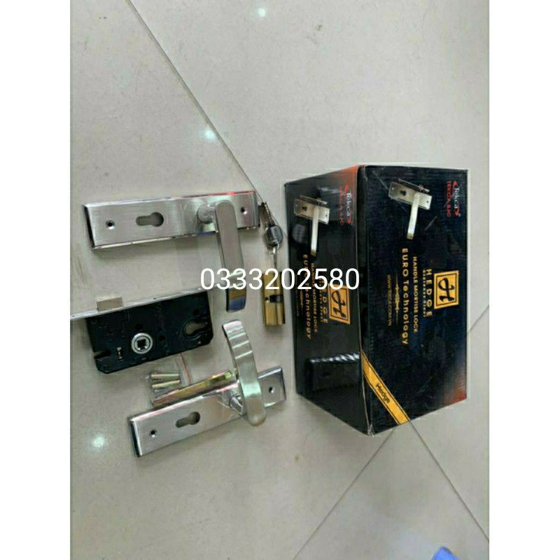 Bộ khoá cửa thông phòng Tekca INOX