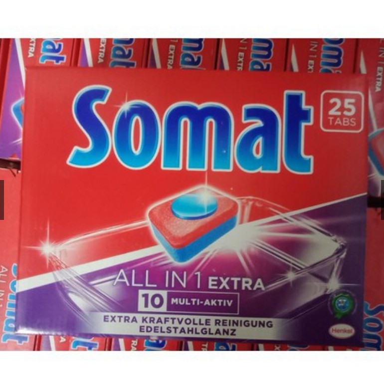 Viên rửa bát Somat 25 viên ( Đức )