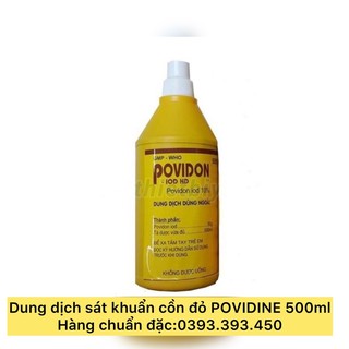 [ HÀNG CHUẨN ĐẶC ] Dung dịch sát khuẩn, sát trùng POVIDINE 500ml
