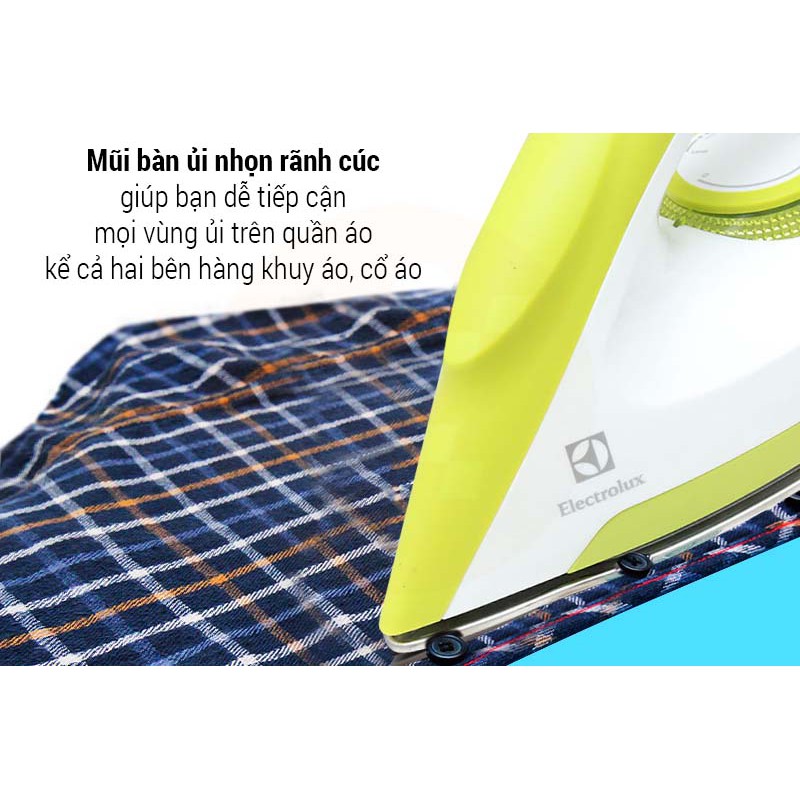 Bàn ủi khô Electrolux EDI1014 - Phân phối chính hãng