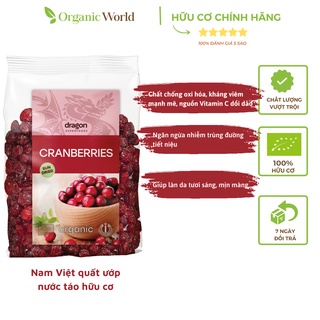 Nam Việt Quất Hữu Cơ Organic Crannberies  Dragon Superfoods 100g