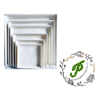Đĩa lót chậu Vuông 12cm - #065D#
