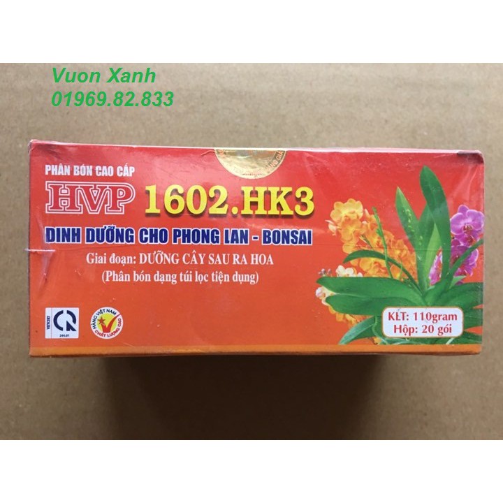 Phân bón túi lọc HVP HK3 (20 gói)