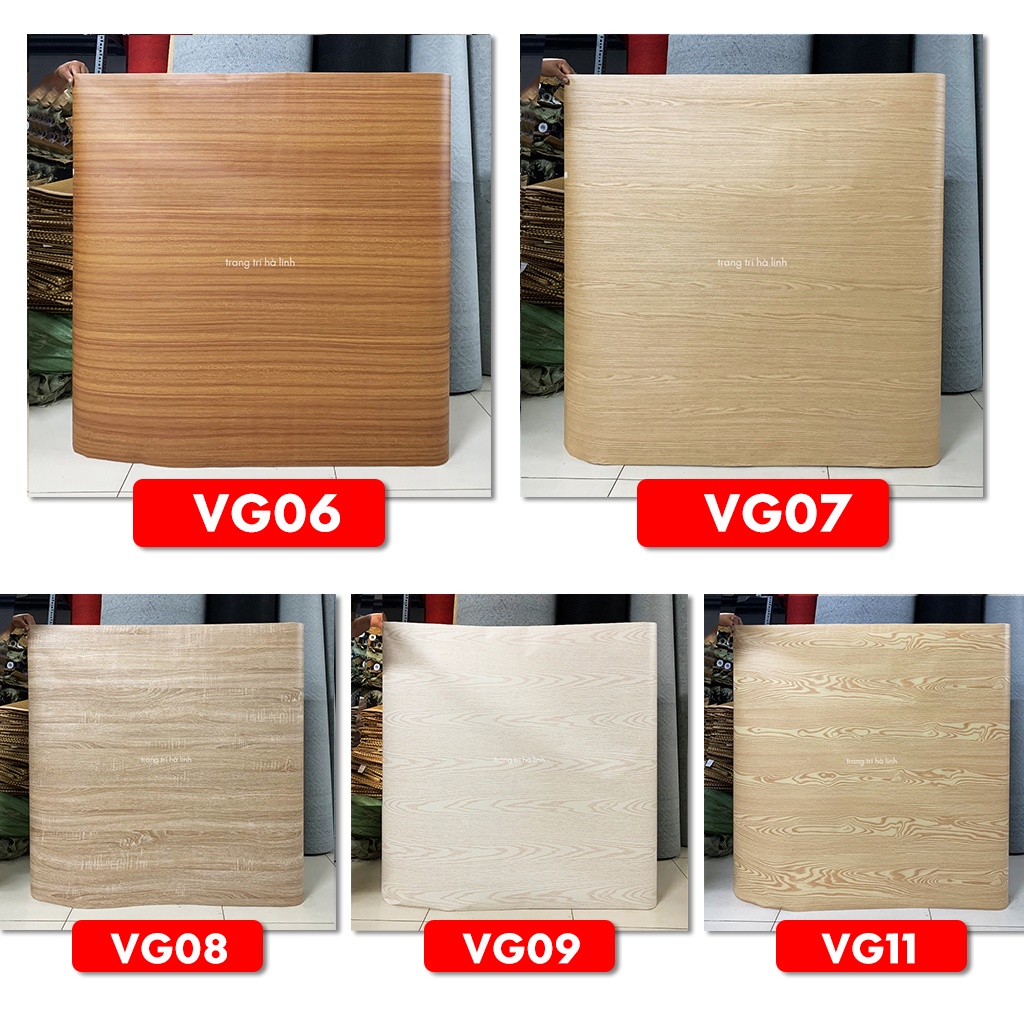 Giấy decal dán giả gỗ dán bàn tủ cánh cửa có khả năng chống nước bụi bẩn đẹp giá rẻ khổ 1.2mx0.5m