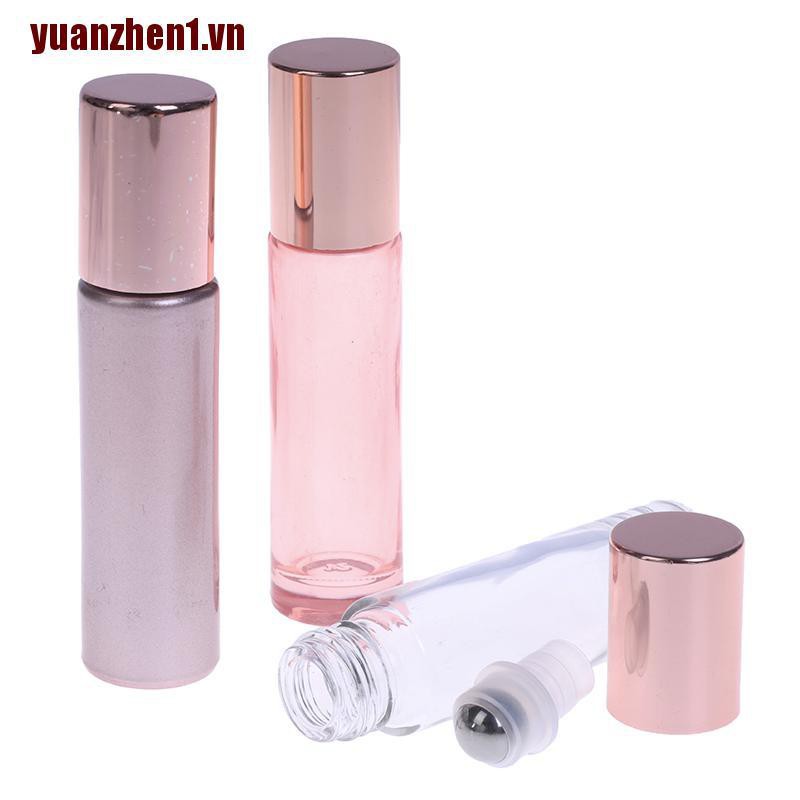 [Yuanzhen1] Chai Rỗng 10ml Dạng Lăn Chiết Tinh Dầu Thơm Mang Theo Du Lịch