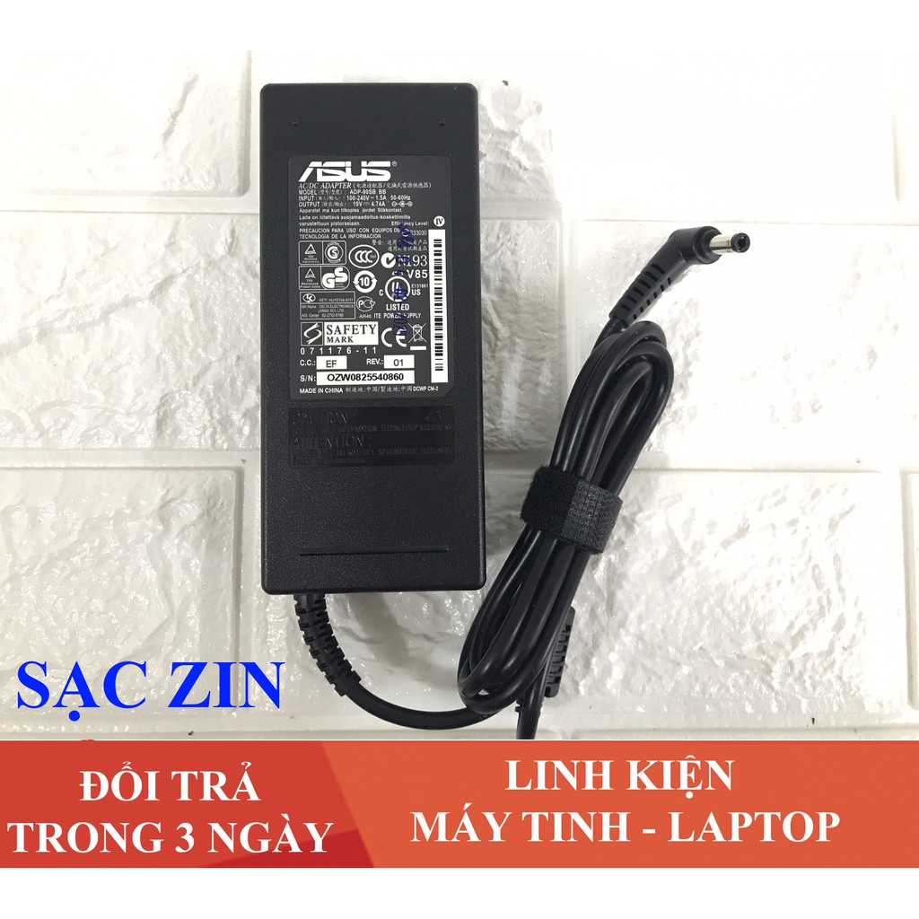 Sạc Laptop Asus 19V - 4.74A ( 90W ) Kèm dây nguồn ( Adapter Asus 19V - 4.74A - 90W ) | FREE SHIP ĐƠN TỪ 50K