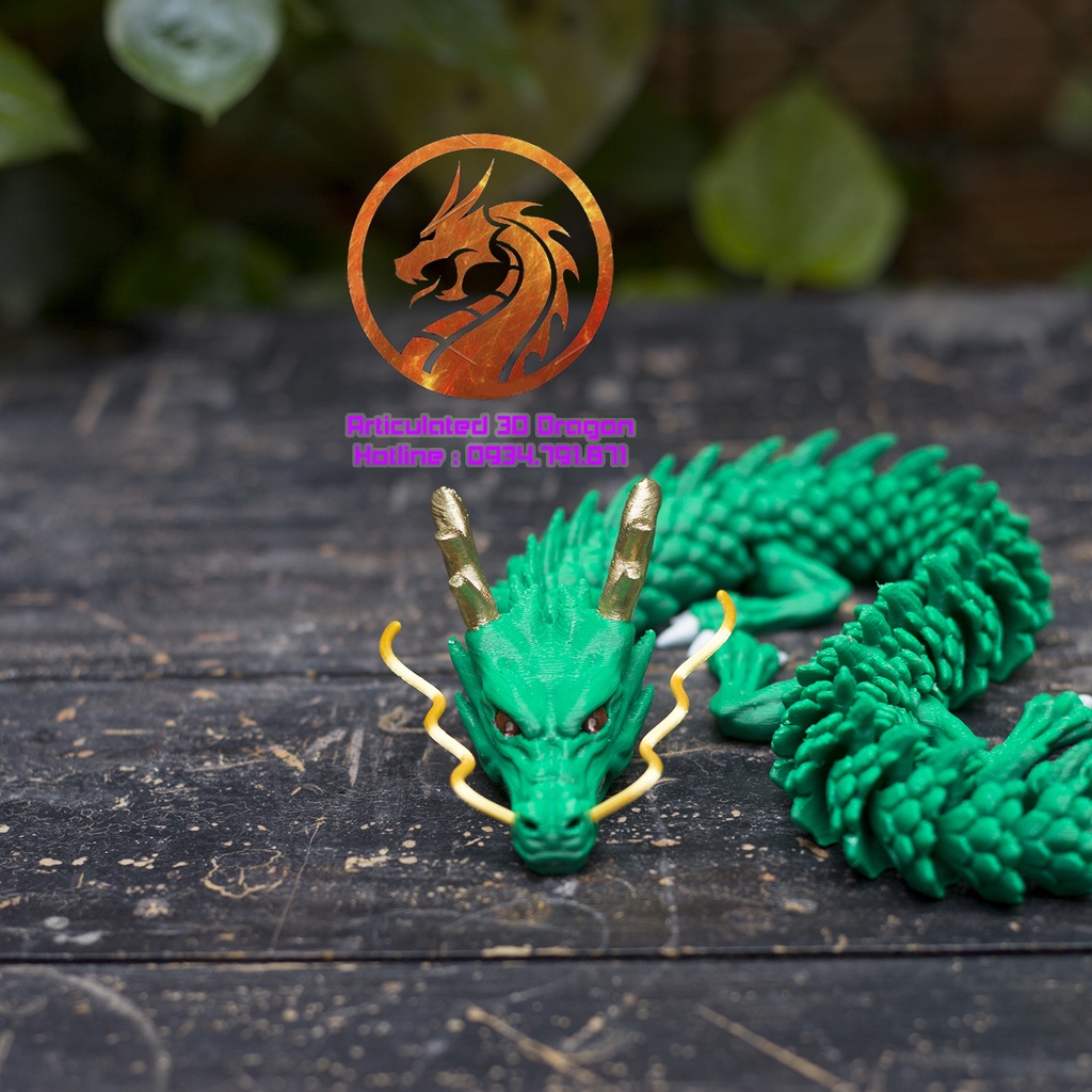 Mô Hình Rồng Xanh Dragon Ball vẽ thủ công in 3D