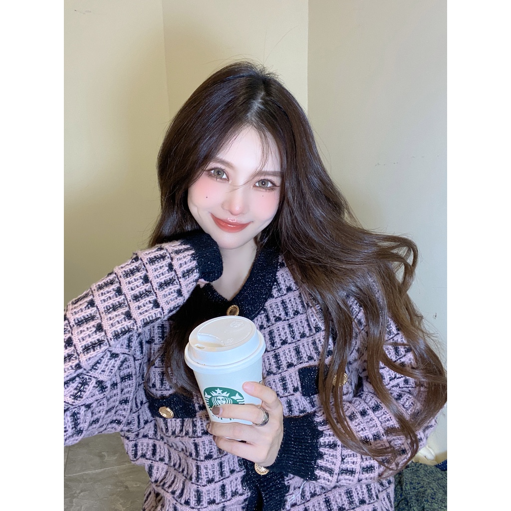 Cocory vn Áo Cardigan Dệt Kim Tay Dài Phong Cách Thời Trang Retro Dành Cho Nữ