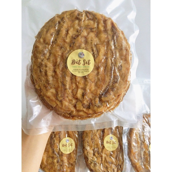 Chuối Ép Dẻo 500g - Không Chất Bảo Quản - Sản phẩm từ Nông trại Hữu cơ Đất Sét - Đặc Sản Miền Tây