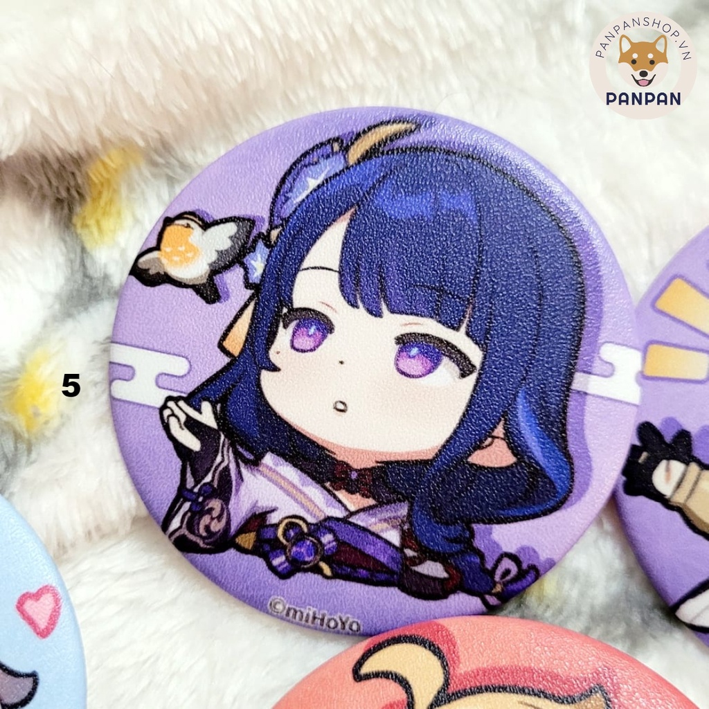 Huy Hiệu Genshin Impact Chibi 2