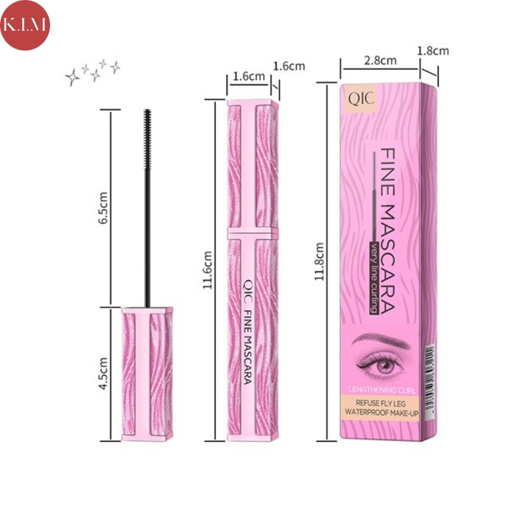 Mascara QIC Chuốt Mi Dưới Chống Lem Trôi Hồng Lấp Lánh | BigBuy360 - bigbuy360.vn