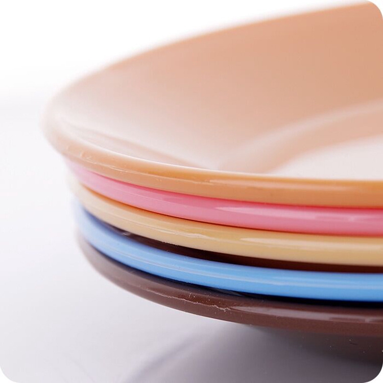 Đĩa nhựa đựng thức ăn nhiều màu 13cm (P239)
