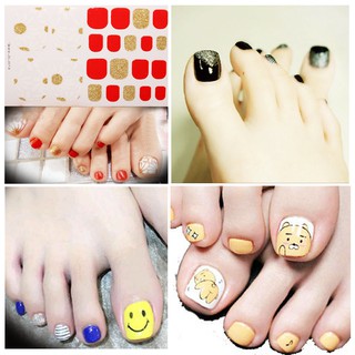 Miếng dán móng chân - Nail Wraps (22 miếng dán khô)