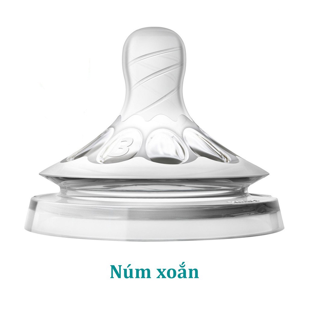Bình sữa Avent Natural 125 260 330ml được chọn núm 0m 3m 6m 9m Y [Cam kết chính hãng] - 2X MART