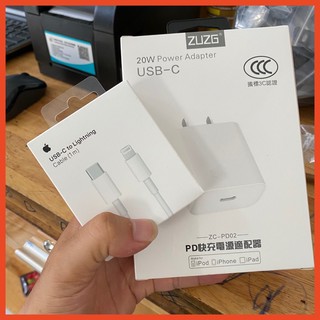 [Chuẩn 20W] Bộ Sạc Nhanh iPhone PD 20W tiêu chuẩn 3C ZUZG cho iPhone 12/11Promax/11Pro/iP11/Xsmax/X/Xs