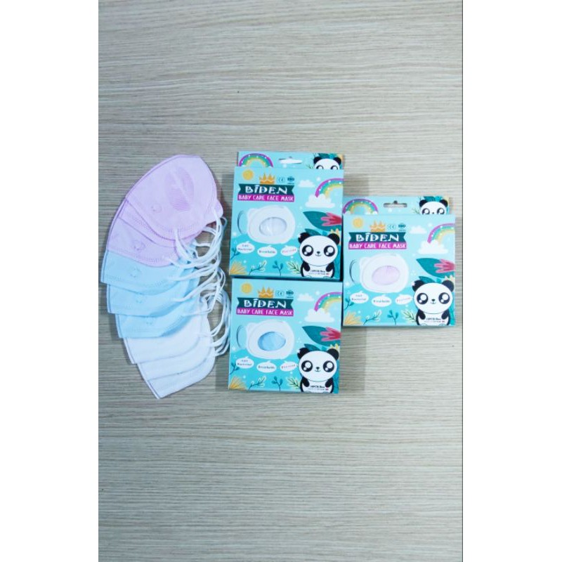 Khẩu trang cho bé hình gấu Panda, mẫu 3D, loại cao cấp, hình thù ngộ nghĩnh, các bé yêu thích, hộp 10 cái - Soleil shop | BigBuy360 - bigbuy360.vn