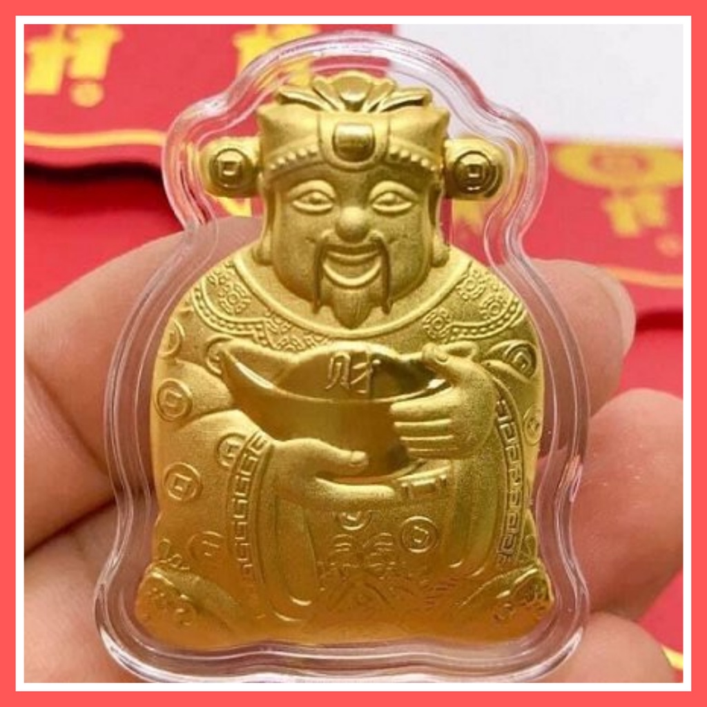 Bao Lì Xì Thần Tài Mạ Vàng 24k May Mắn