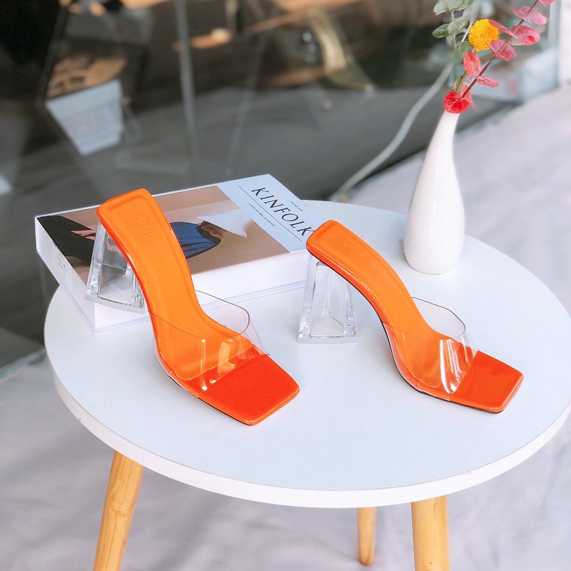 GIÀY CAO GÓT QUAI TRONG ĐẾ TRONG HÌNH TAM GIÁC TRENDY - D27