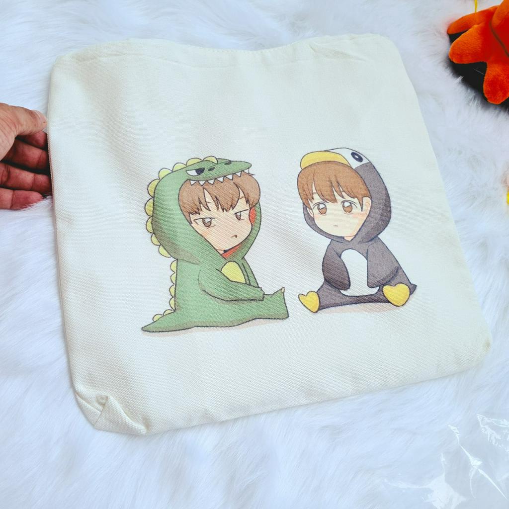 [Ảnh thật] [Siêu Sale] Túi tote 2 mặt siêu tiện lợi phù hợp với các bạn nữ đa phong cách thích hợp đi học đi chơi...