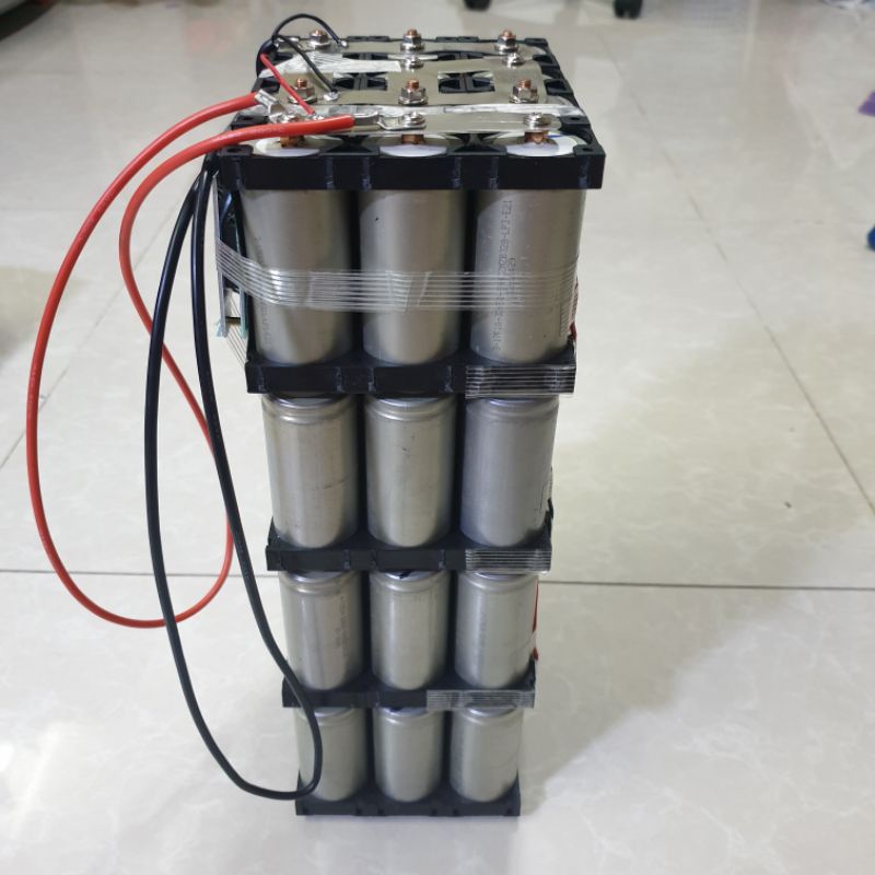 Achun.vn - KHỐI PIN SẮT XE ĐIỆN 48V/54V - 16S- 12AH/18AH XẢ 30A/50A PIN 32650 VÍT