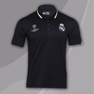 Áo Polo Real Đen - Thun Cá Sấu 4 Chiều Cao Cấp