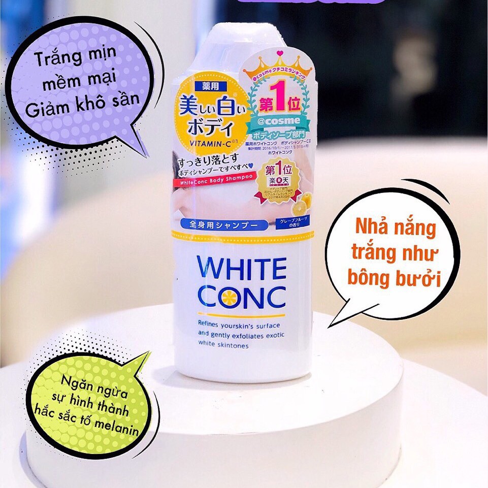 SỮA TẮM TRẮNG DA WHITE CONC NHẬT BẢN