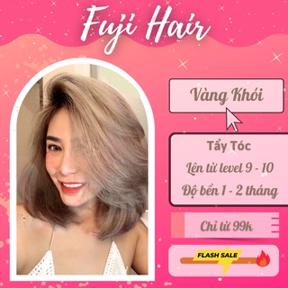 Thuốc nhuộm tóc Vàng Khói cần dùng Thuốc tẩy tóc fujihairs
