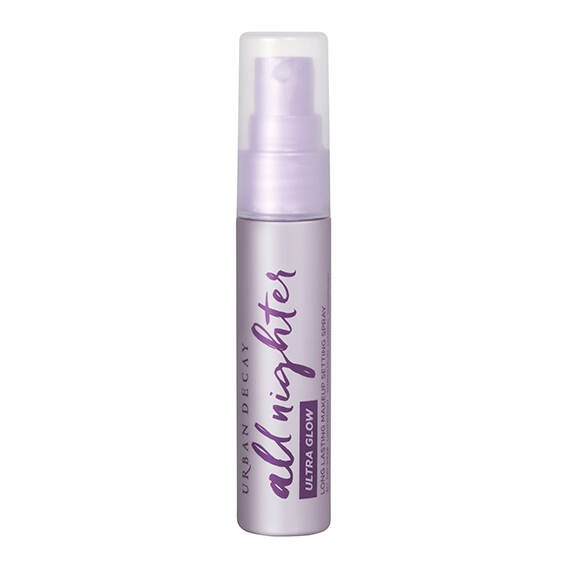 Xịt khóa lớp trang điểm Urban Decay Travel-Size All Nighter Ultra Glow Setting Spray