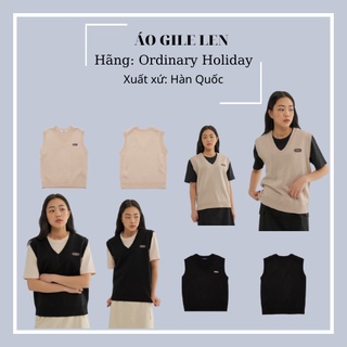Áo gile len hàng chính hãng Ordinary Holiday order từ Hàn