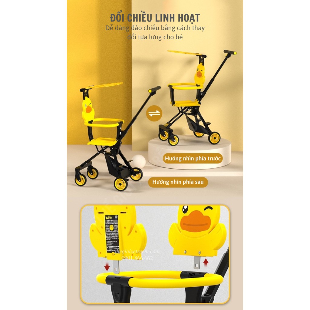 Xe đẩy du lịch gập gọn B.Duck 1058