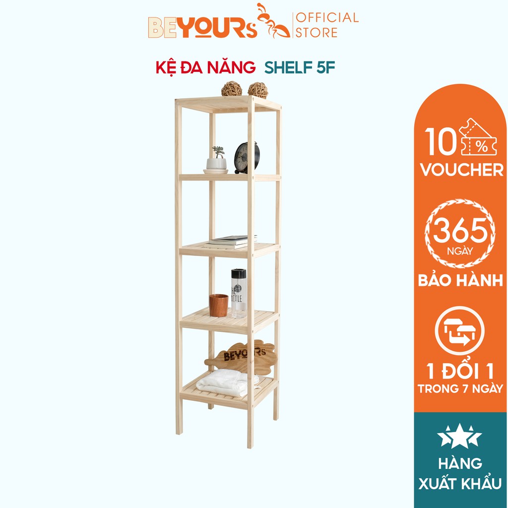 Kệ Vuông 5 Tầng BEYOURs Shelf 5F Nội Thất Kiểu Hàn Lắp Ráp