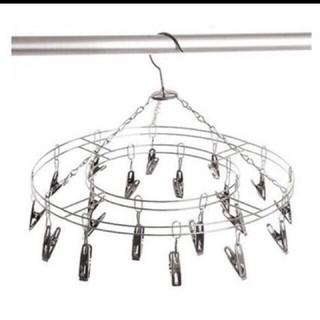 Móc inox tròn phơi đồ