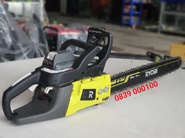 Máy Cưa Xích Xăng Ryobi 50cc Công suất lớn Lam 50cm  Máy cưa Ryobi