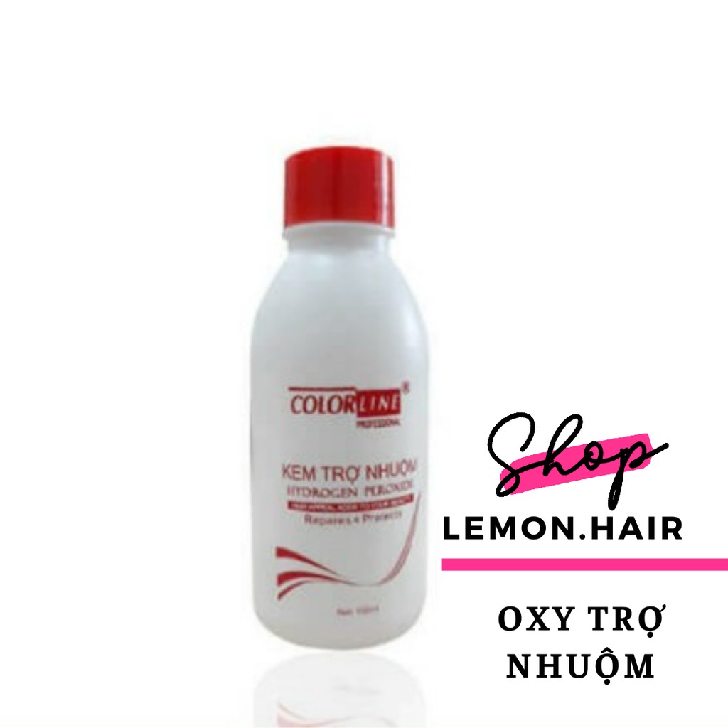 oxy trợ nhuộm dùng trộn cùng thuốc nhuộm, thuốc tẩy - lemon.hair