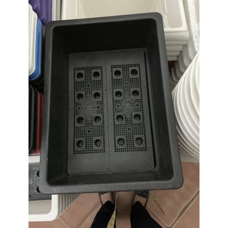 Máng khay trồng rau màu đen,XANH,TRẮNG KT:68x42x16 siêu đẹp