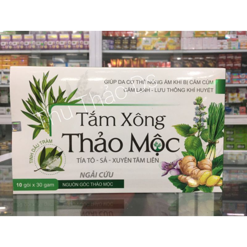 TẮM XÔNG THẢO MỘC ( thành phần thiên nhiên )