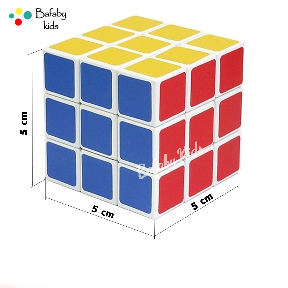 [YÊU THÍCH] Rubik 3x3, Đồ Chơi Xếp Hình Lắp Ráp Xoay Cực Trơn 5x5cm