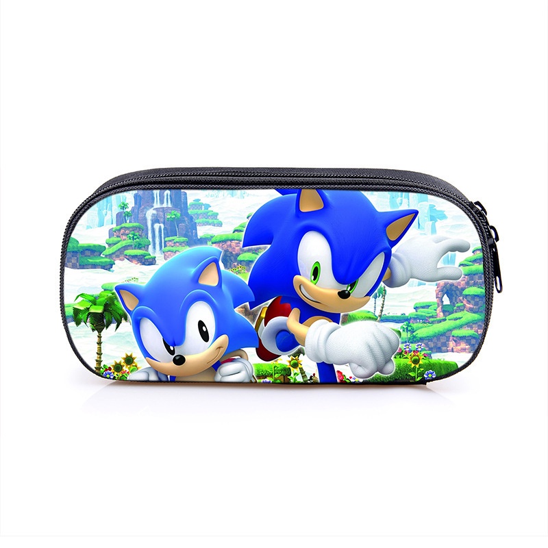 Mới Hộp Đựng Bút Hình Nhím Sonic Dễ Thương Cho Bé