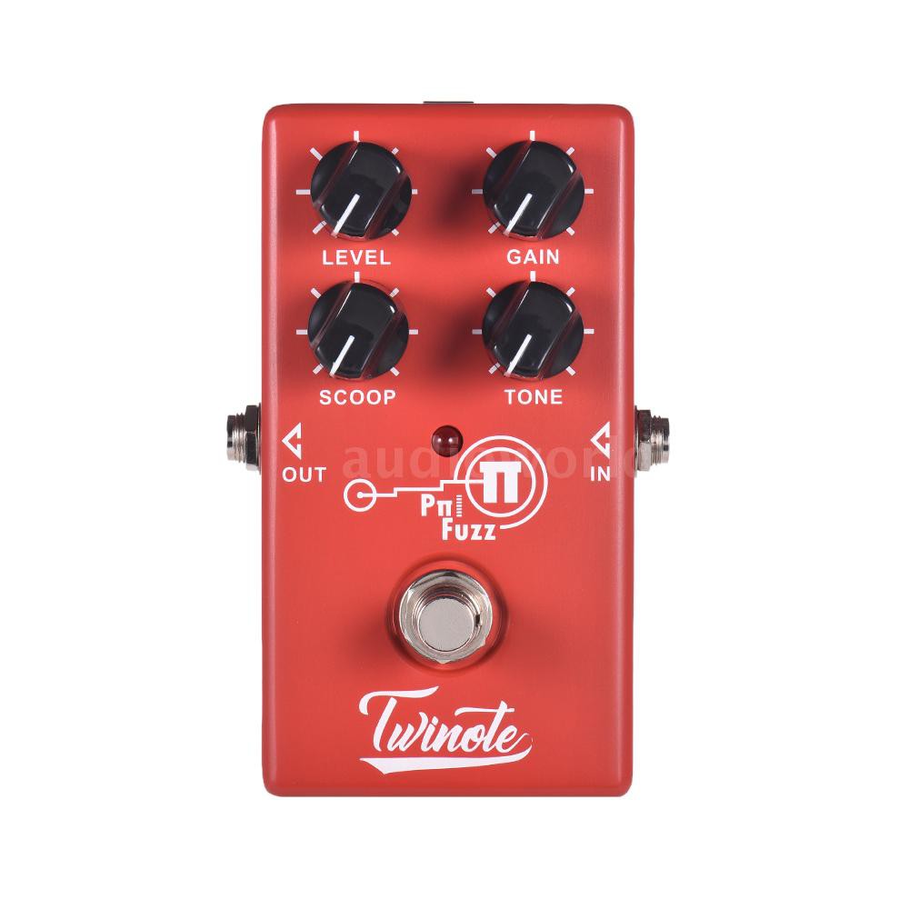 AIDO♦Twinote Pπ FUZZ Analog Modern Fuzz Guitar Effect Pedal Processsor Full Metal Shell with True By