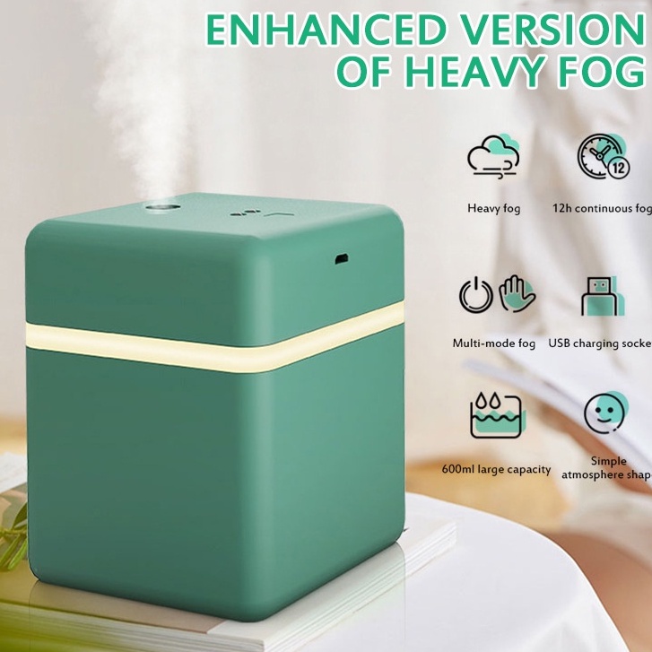 Thiết Bị Phun Sương Tự Động 600ml Khử Trùng Không Cần Chạm Có Thể Sạc Lại