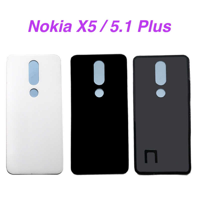 Nắp lưng sau NOKIA X5 / 5.1 Plus zin new kính camera bảo vệ ốp vỏ mặt sau linh phụ kiện điện thoại thay thế