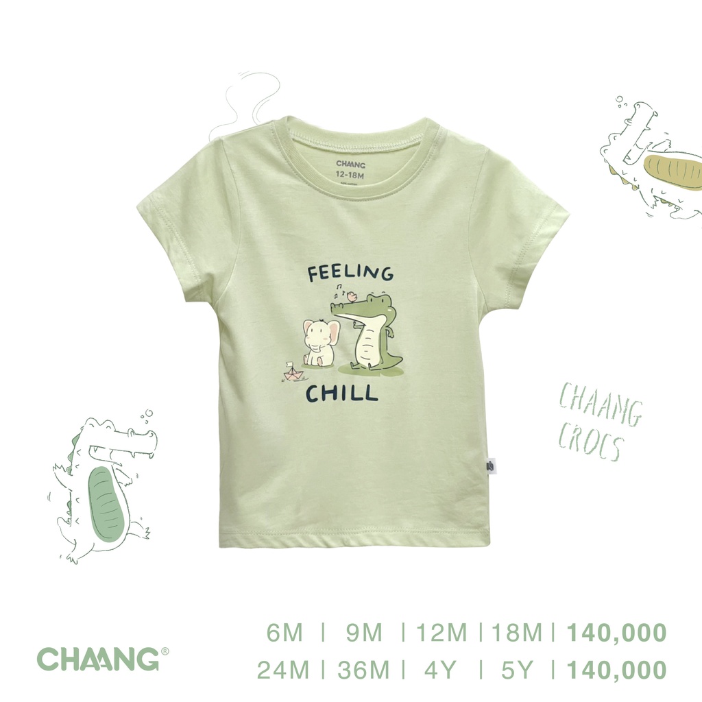 Áo lẻ Chaang petit thun lạnh co giãn tốt cao cấp mềm mịn thoáng mát thấm hút tốt in hình nghộ nghĩnh cho bé trai đủ size