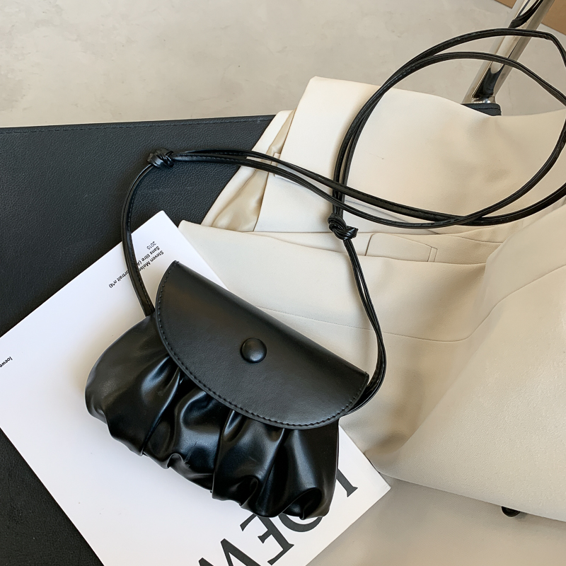 Túi Đeo Chéo JASMIN NOIR Kiểu Xếp Ly Nhỏ Nhắn Phong Cách Cổ Điển