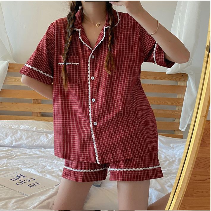 Đồ bộ hoạt hình dễ thương, chất cotton thoáng mát, thấm hút mồ hôi