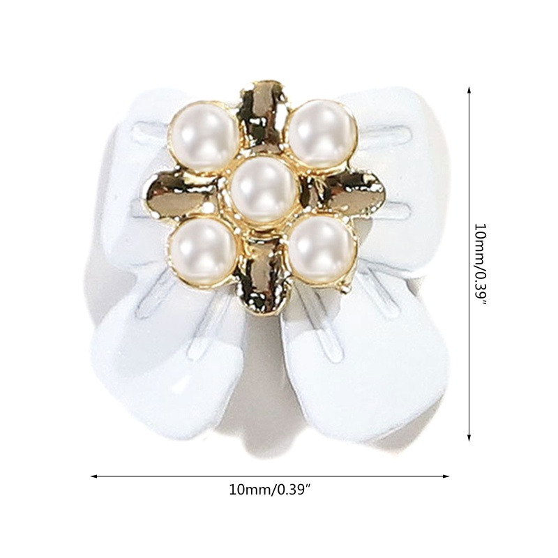 Hạt Ngọc Trang Trí Móng Tay 3d Hình Nơ Xinh Xắn